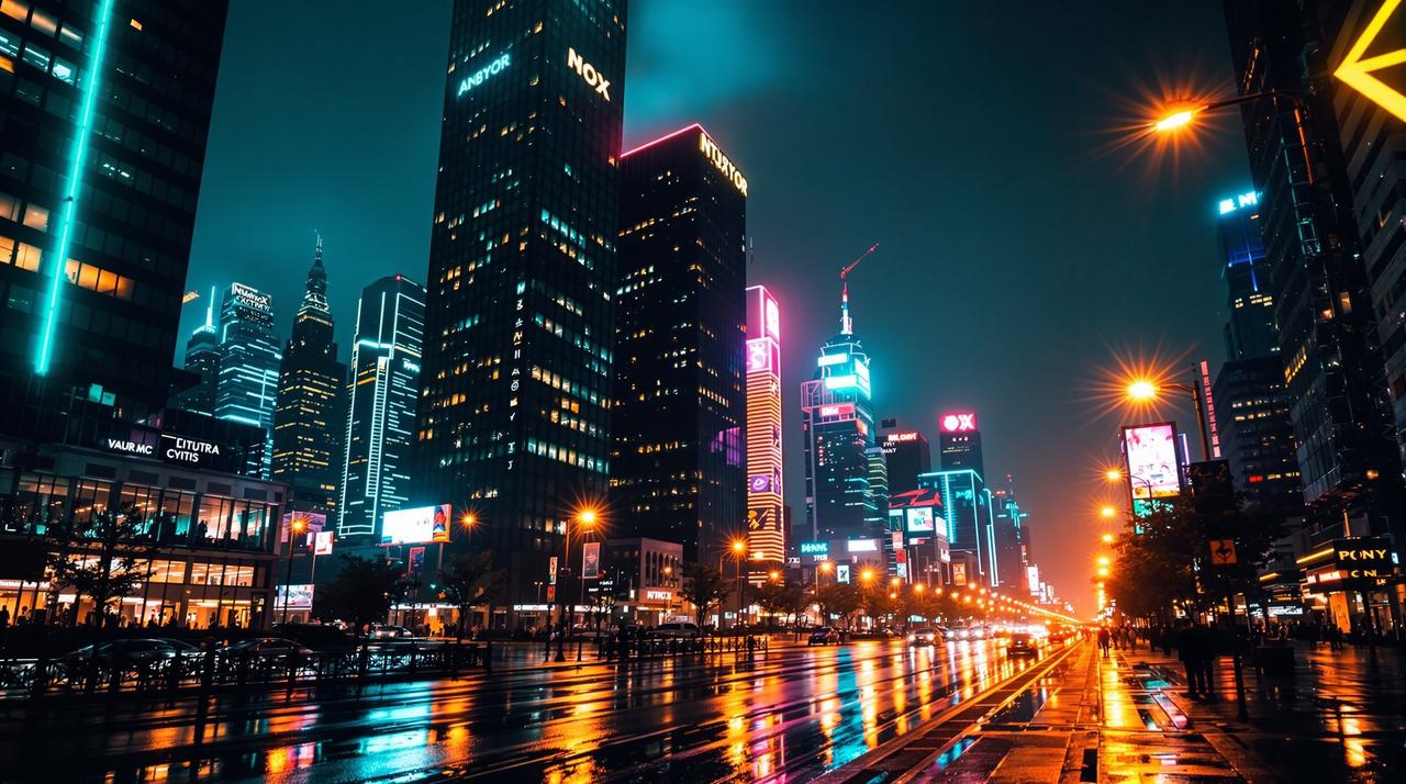 城市之光：夜间摄影完全指南 - 日韩中文字幕轮播图